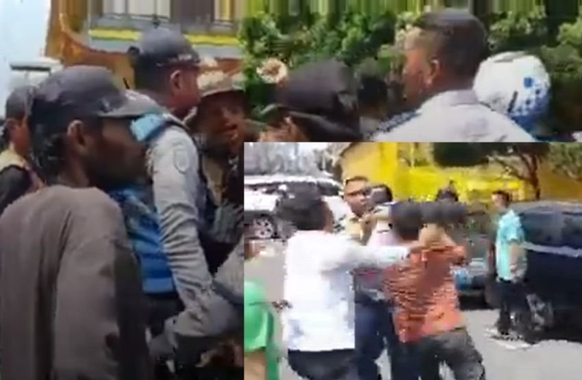 Dekat Kantor Polisi, Jukir Liar Aniaya Petugas Dishub