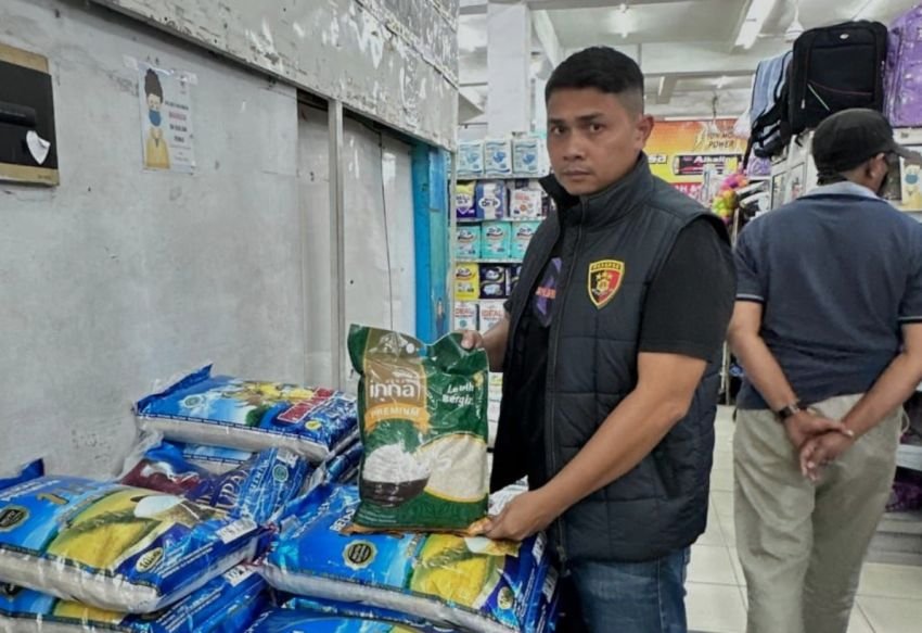 Polda Sumut Sidak Swalayan, Temukan Beras Premium Diduga Tak Sesuai Standar Mutu
