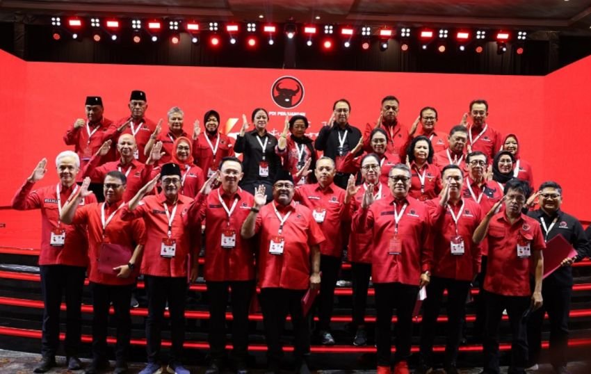 Megawati Soekarnoputri Jabat Sekjen PDI Perjuangan, Berikut Susunan Pengurus Hasil Kongres VI Bali