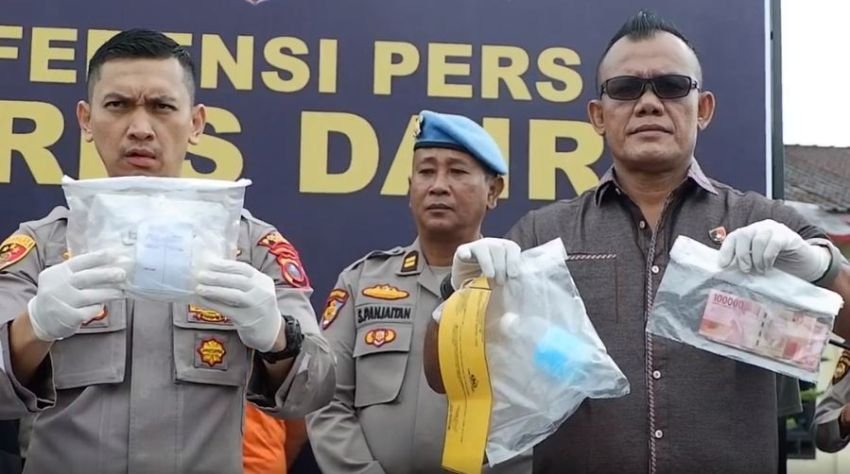 Polres Dairi Tangkap Mantan Polisi yang Jadi Bandar Narkoba