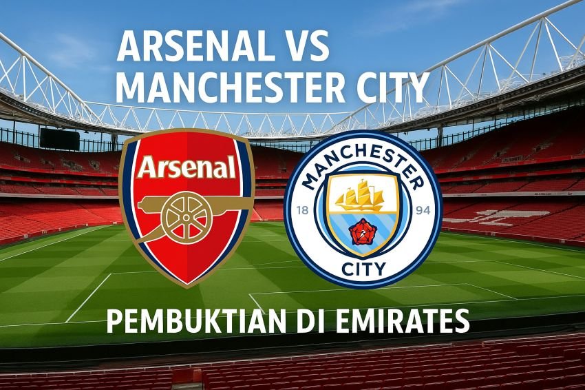 Arsenal vs Manchester City: Pertarungan Momentum, Atmosfer dan Mental di Emirates Stadium
