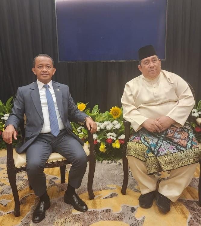 Bahlil Lahadalia di Daulat Jadi Ketua Dewan Pembina Pemuda Masjid Dunia