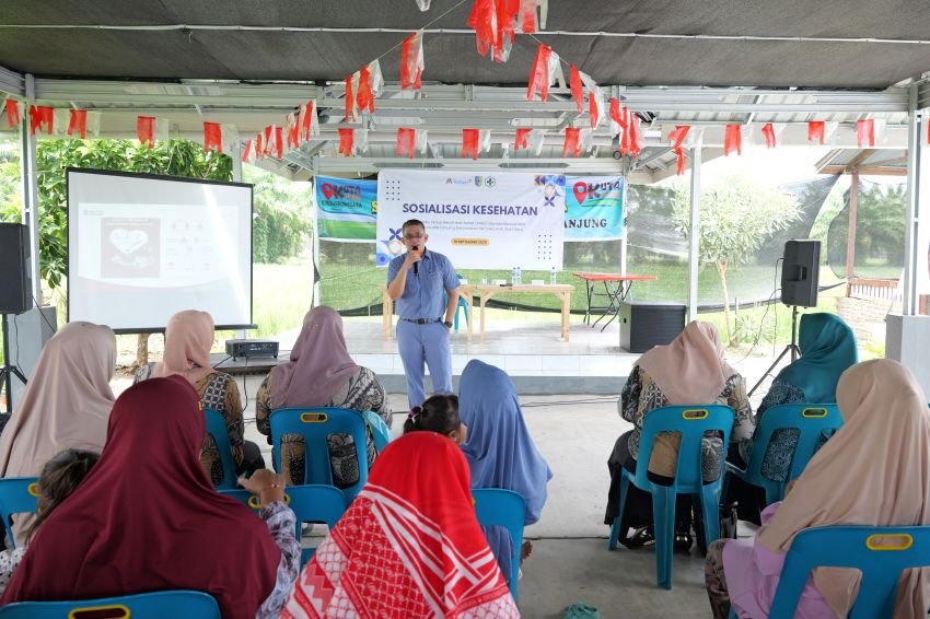 INALUM Dorong Peningkatan Kesehatan Masyarakat Kuala Tanjung Lewat Edukasi PHBS