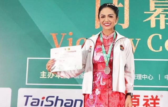 Raih Perak di World Kungfu Championship, Kris Dayanti Panen Pujian