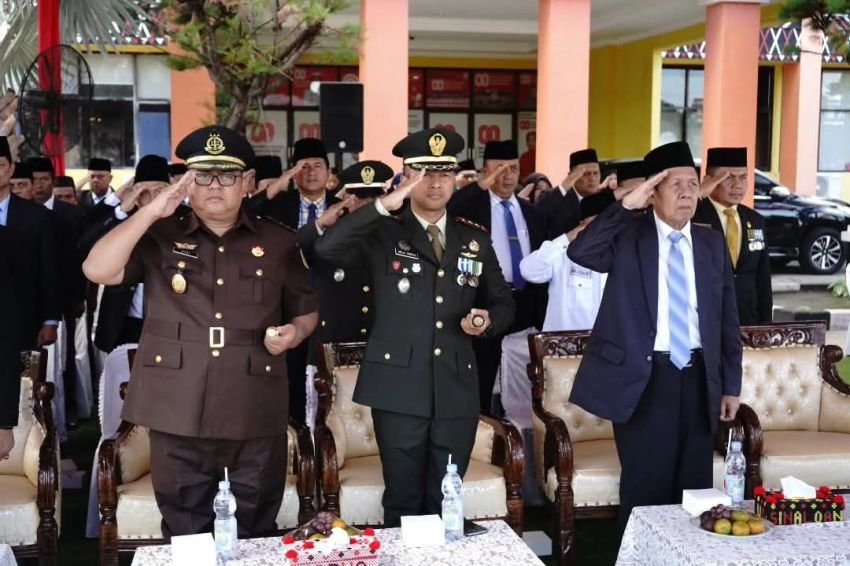 Dandim 0212/Tapsel Hadiri Peringatan Hari Sumpah Pemuda ke-97 Tahun 2025 di Paluta