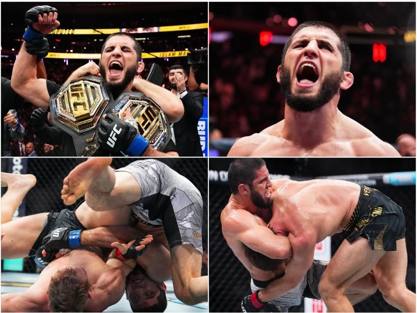 Dominan! Makhachev Rebut Sabuk Welter UFC, Taklukkan Della Maddalena di Madison Square Garden
