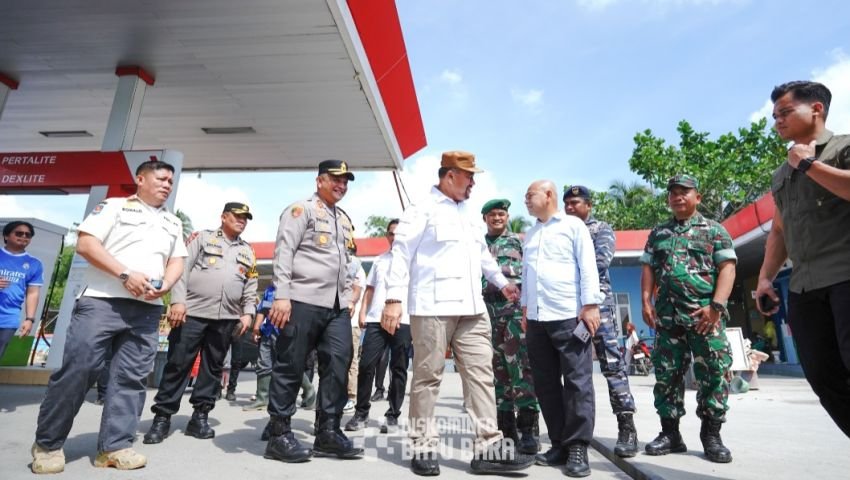 Bersama Bupati Batubara, Yahdi Khoir Tinjau Kesiapan Nataru, Pastikan Kebutuhan Aman