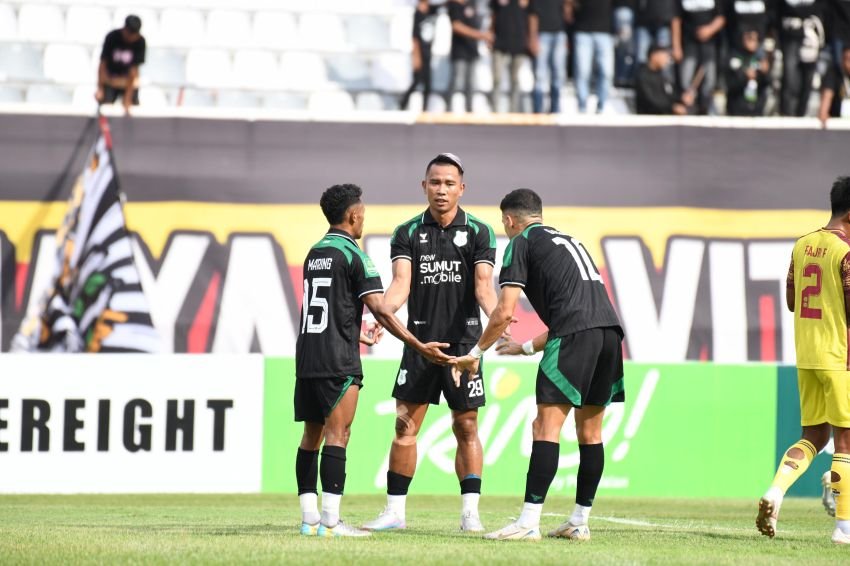 Brace Rudiyana Antar PSMS Medan Pesta di Jakabaring, Sriwijaya FC Takluk 1-3