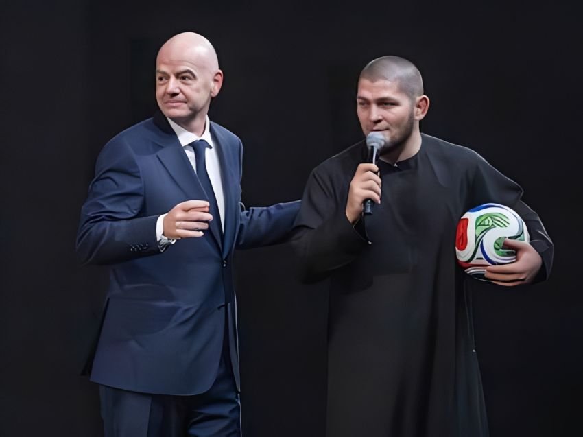 Khabib Nurmagomedov Mencuri Perhatian di Globe Soccer Awards 2025, Terima Tiket VIP Piala Dunia 2026 dari Ronaldo & Infantino