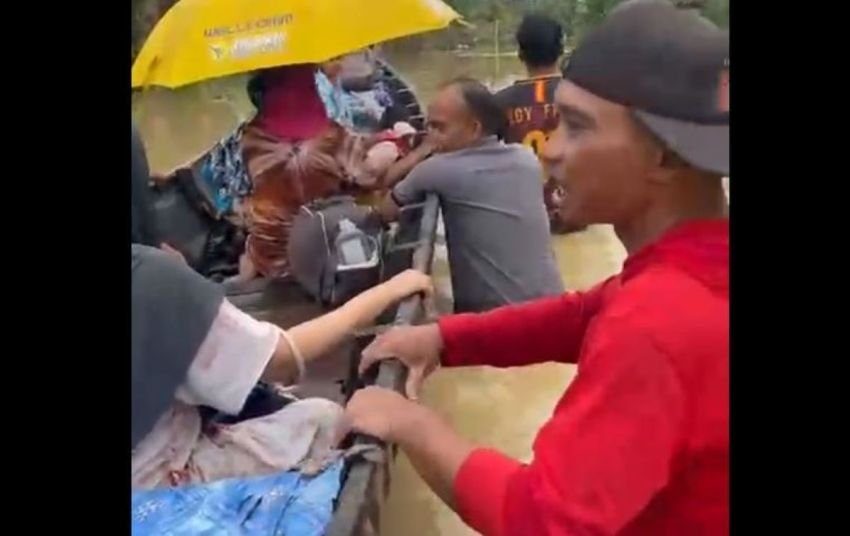 Kesaksian Rukiatno Warga Tanjungpura Terobos Banjir Besar Demi Berjumpa Anak Istri di Binjai
