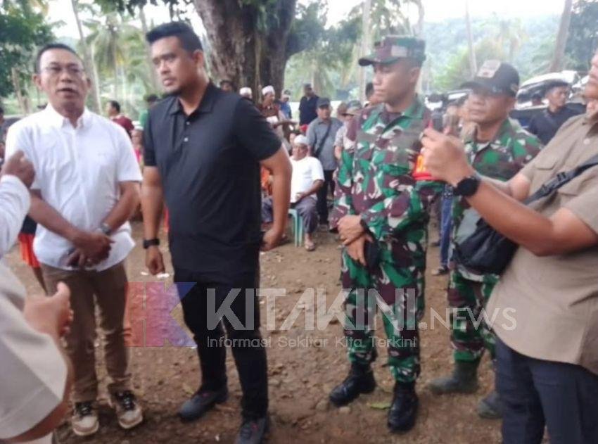 Dandim 0212/Tapsel Dampingi Bobby ke Lokasi Pengungsian