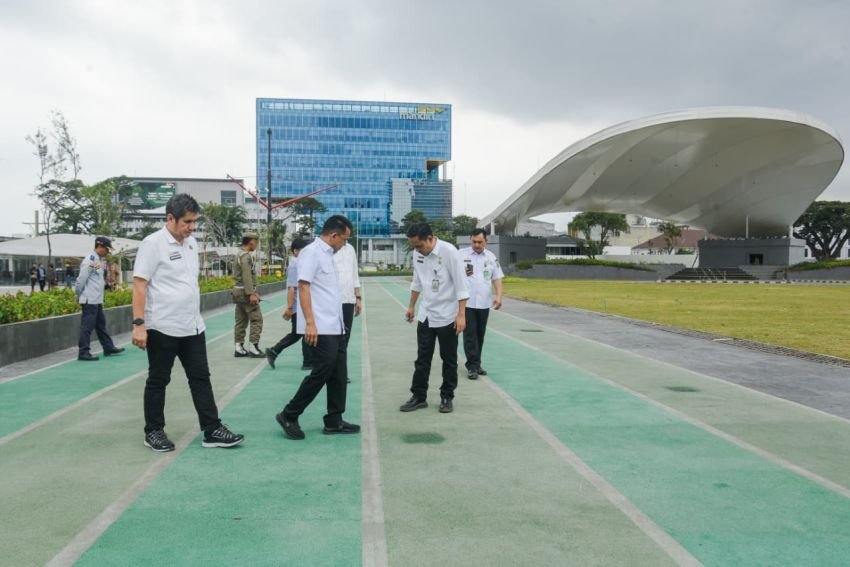 Revitalisasi Lapangan Merdeka Medan, Progres Signifikan Menuju Penyelesaian Tepat Waktu