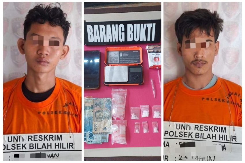 Polsek Bilah Hilir Ungkap Peredaran Sabu, 2 Orang Diamankan