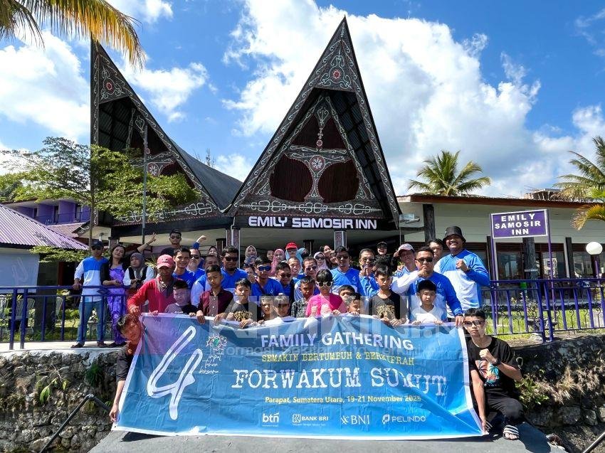 Perkuat Solidaritas, Forwakum Sumut Gelar Family Gathering IV di Tuktuk