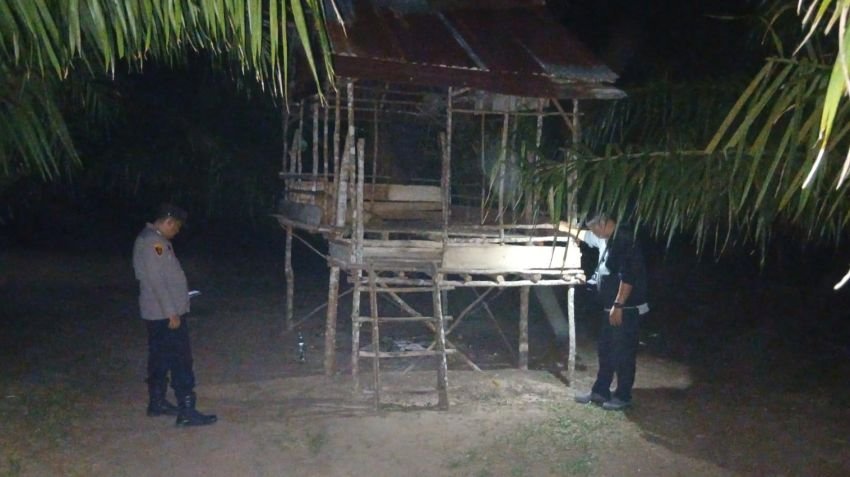Polsek Bilah Hulu Temukan Sejumlah Barang Bukti saat Gerebek Sarang Narkoba