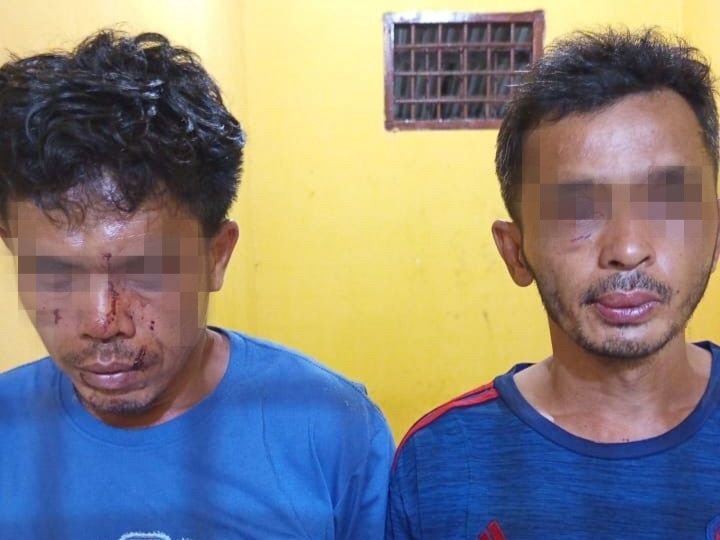 Dua Pencuri Gasak Daging Babi dan Kompor Milik Warga di Poriaha Tapteng
