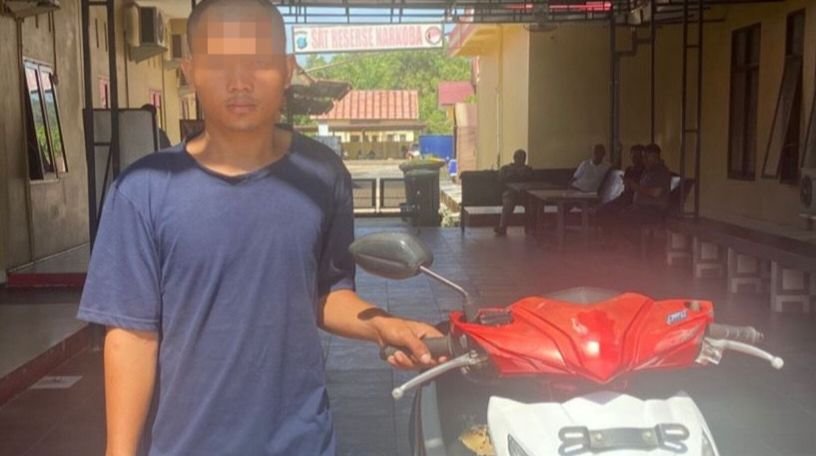 Modus Pinjam Kunci, Pemuda Ini Bawa Lari Sepeda Motor Kerabat