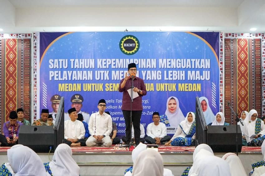 Komunitas BKMT Medan Doakan Keberlanjutan Program Rico Waas-Zakiyuddin