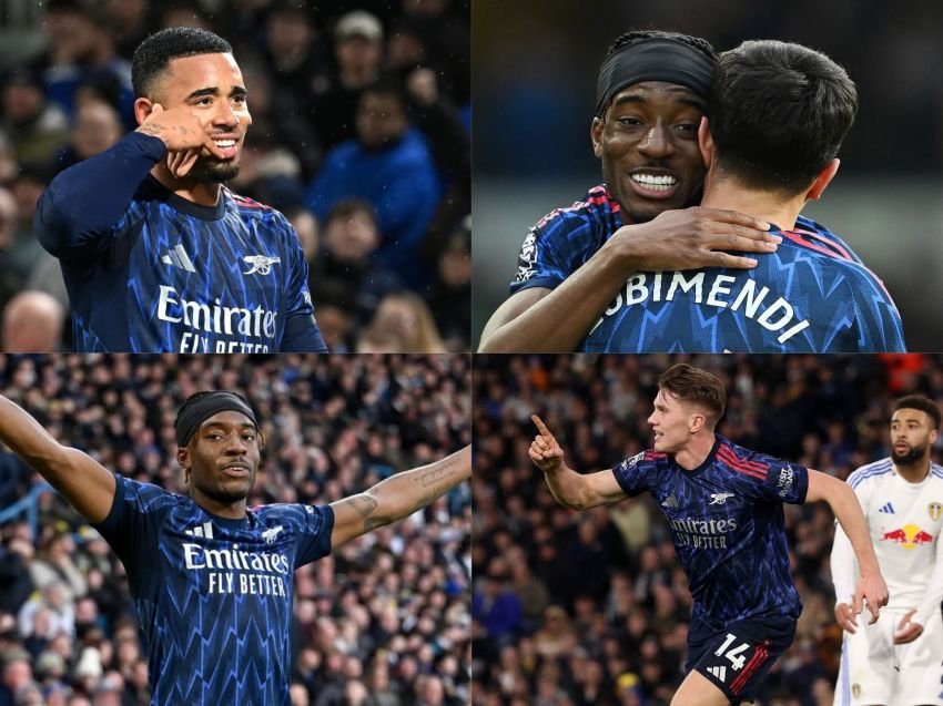 Arsenal Mengamuk di Elland Road, Leeds United Dibungkam 0-4