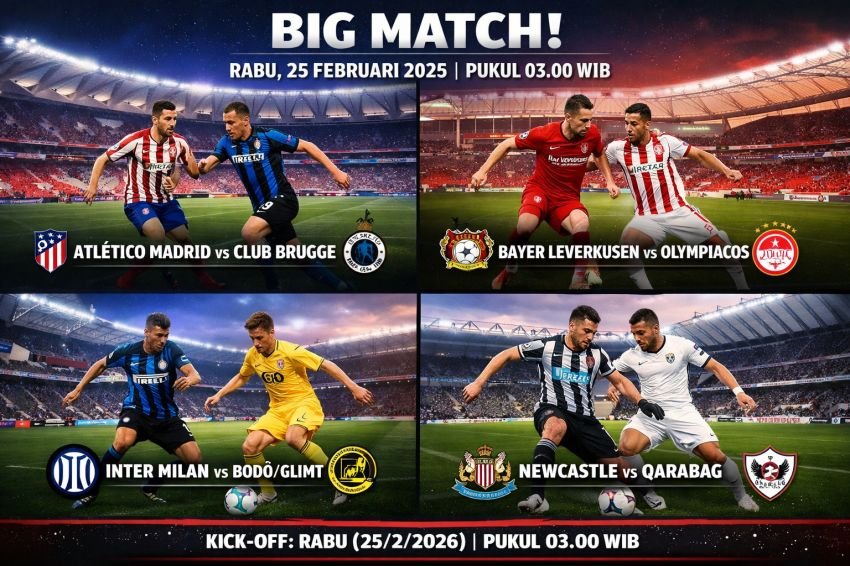 Malam Krusial di Eropa! Empat Raksasa Bertaruh Nasib di Leg Kedua Liga Champions