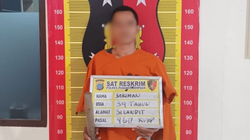 Warga Sidimpuan Alami 11 Jahitan di Kepala Gegara Tegur Pria Mengambil Bambu