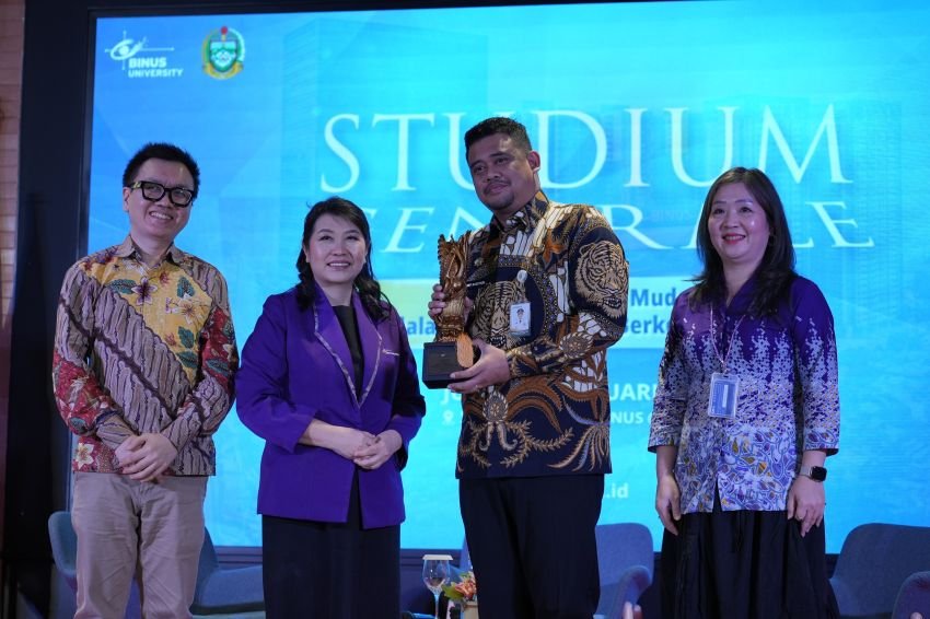 Generasi Muda dan Tantangan Pembangunan Berkelanjutan, BINUS @Medan Gelar Studium Generale Bersama Gubernur Sumatera Utara