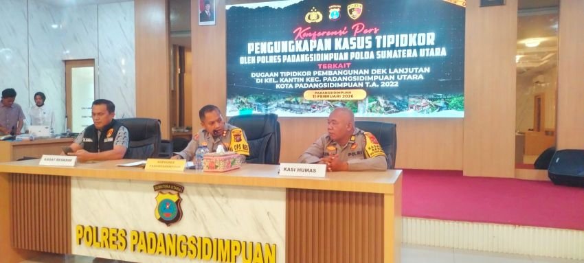 Dinilai Tidak Koorperatif, Polisi Jemput Paksa Tersangka Korupsi Pembangunan Dek di Padangidimpuan