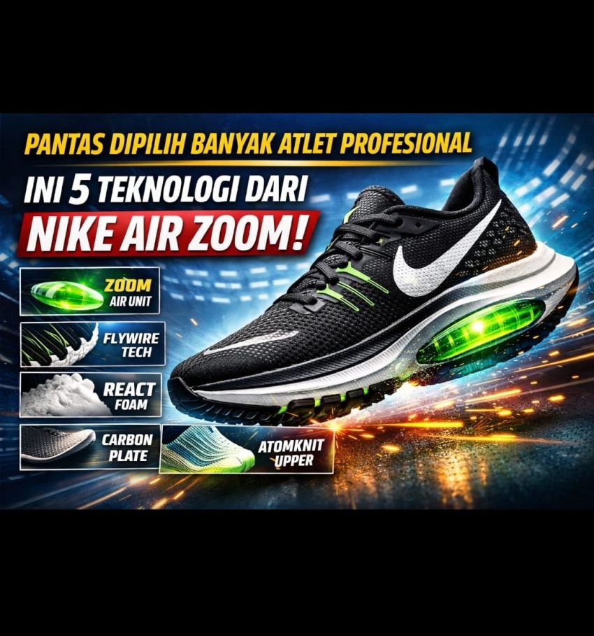 Pantas Dipilih Banyak Atlet Profesional, Ini 5 Teknologi dari Nike Air Zoom