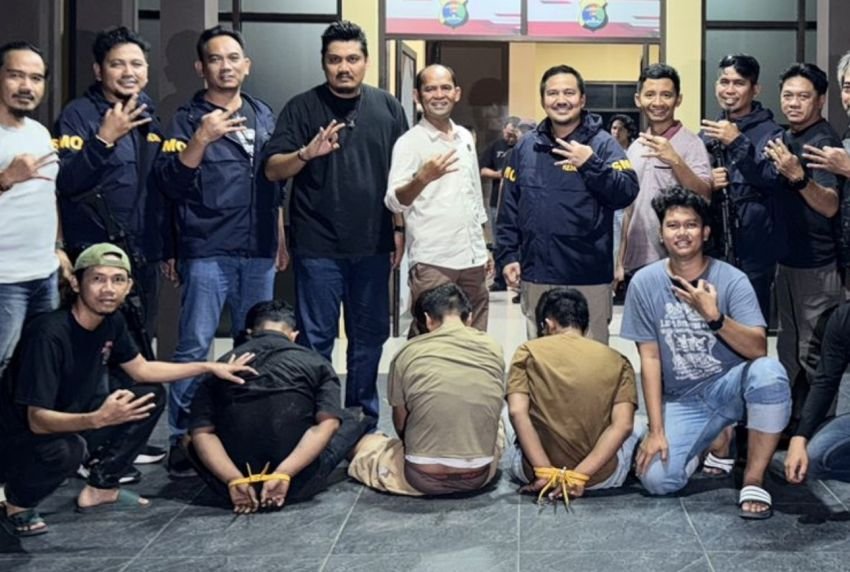 Satresmob Bareskrim Polri Tangkap Komplotan Perampok Bersenjata Api di Lampung, Uang Rp800 Juta Disikat