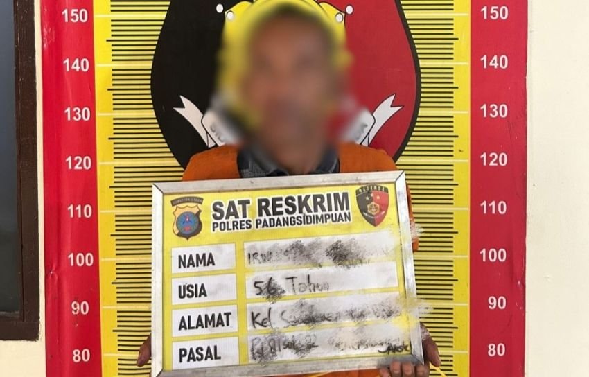 Polres Padangsidimpuan Tangkap Pria 56 Tahun, Dugaan Pencabulan di Rumah Kosong