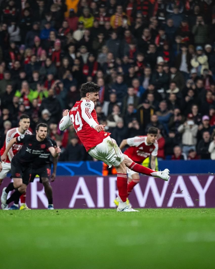 Drama BayArena! Penalti Havertz Selamatkan Arsenal dari Kekalahan