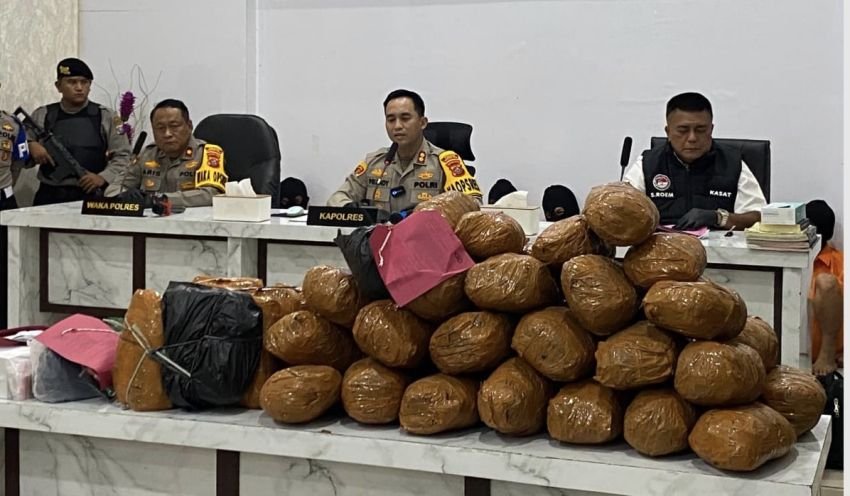 Polres Madina Ungkap 11 Kasus Narkoba, 15 Tersangka Diamankan Selama Februari 2026