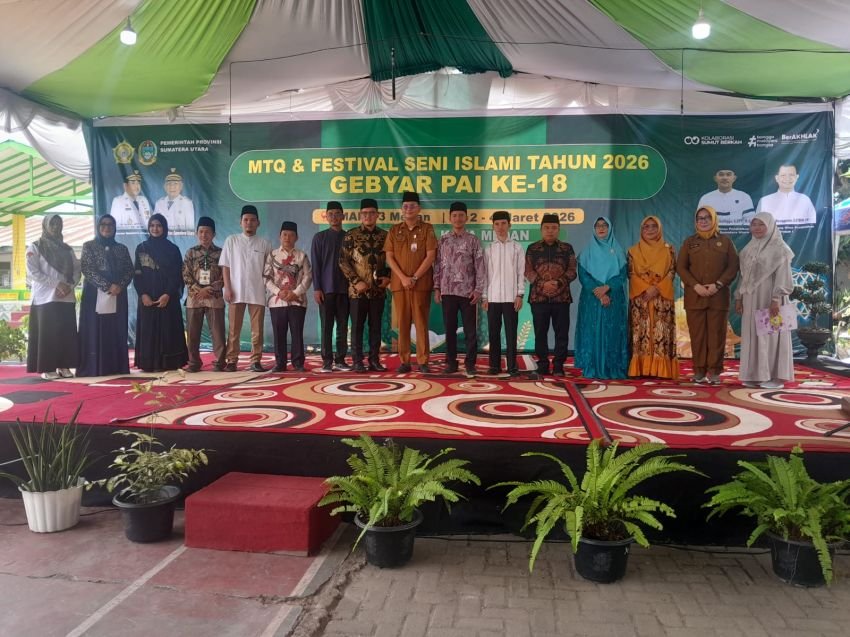 Gebyar PAI ke-18, MTQ dan Festival Seni Islam MGMP PAI SMA Kota Medan Resmi Dibuka