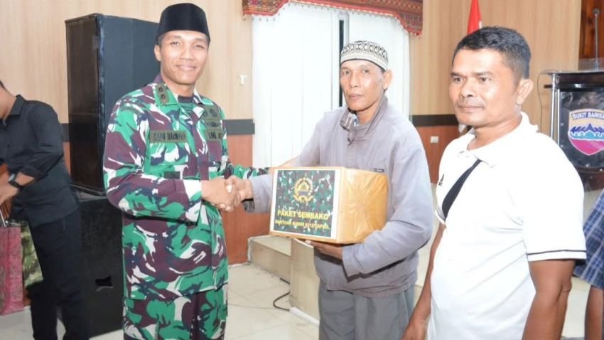 Dandim 0212/Tapsel Gelar Buka Puasa Bersama Bersama Abang Becak