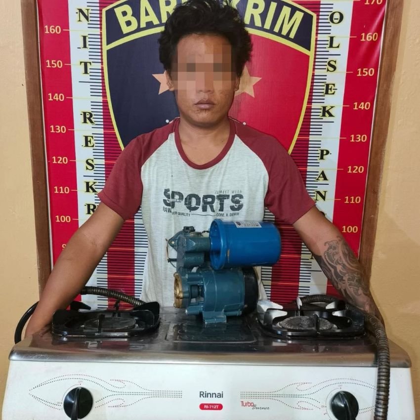 Maling Bobol Warung di Pandan, Kotak Amal Mesjid Raya Turut Raib