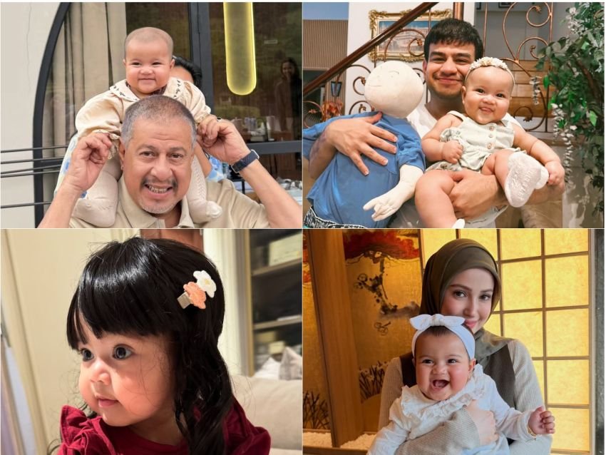 Gemes Maksimal! Baby Aisha Jadi Idola Baru Netizen
