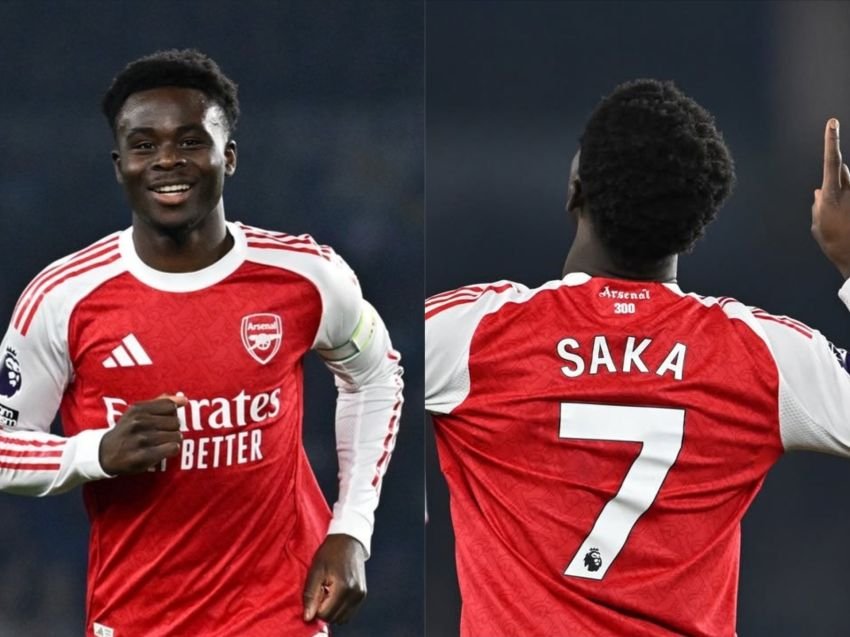 Saka Ukir Sejarah di Laga ke-300, Golnya Bawa Arsenal Menjauh dari City Saat Kalahkan Brighton
