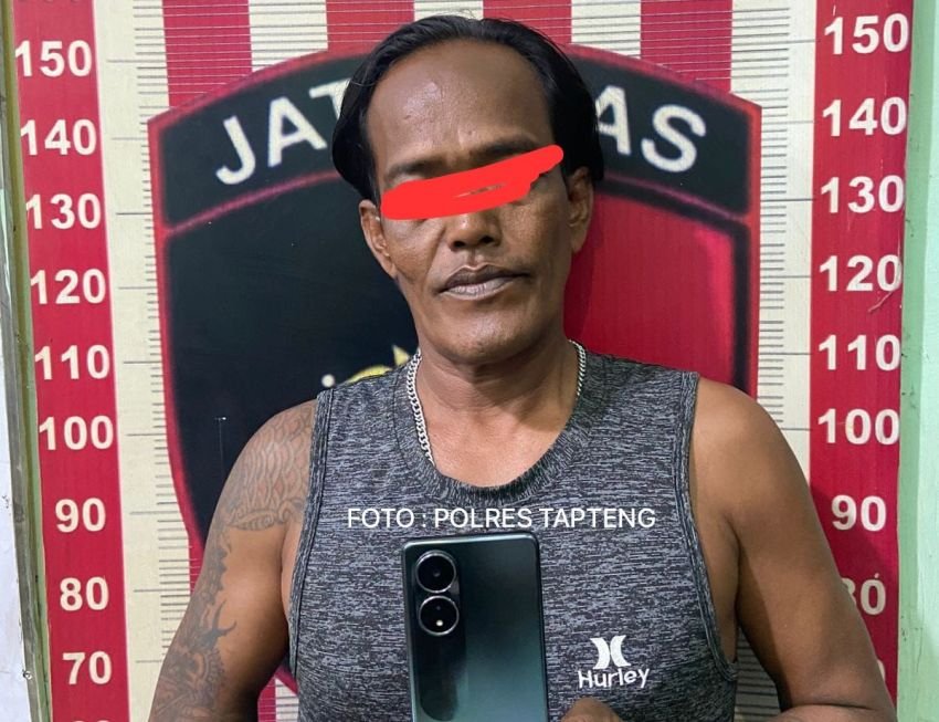 Polres Tapteng Ringkus Residivis Pencuri Ponsel, Beraksi di Dua Lokasi Berbeda