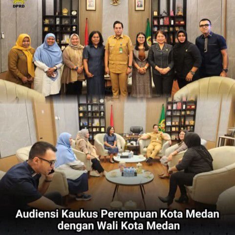 Kaukus Medan Audiensi Dengan Walikota Rico Waas