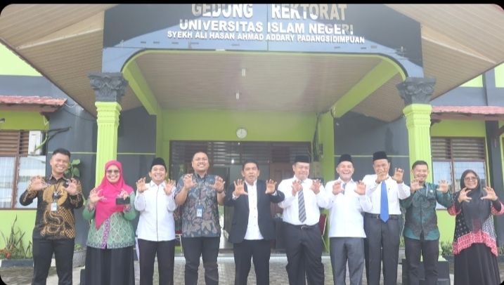 Komitmen Kampus Bersinar, Rektor UIN Syahada Padangsidimpuan Sambut Kunjngan Kepala BNNK Tapsel