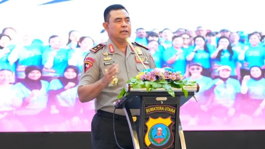 Kapolda Sumut Lepas Kontingen Kemala Run 2026 ke Bali, Tekankan Sportivitas dan Soliditas