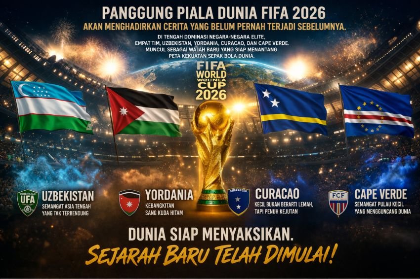 Gila! Empat Negara Tak Terduga Tembus Piala Dunia 2026