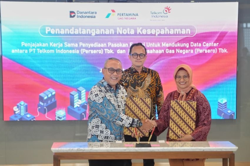 Telkom dan PGN Tandatangani MoU,Bangun Ekosistem Green Data Center Berbasis Biomethane