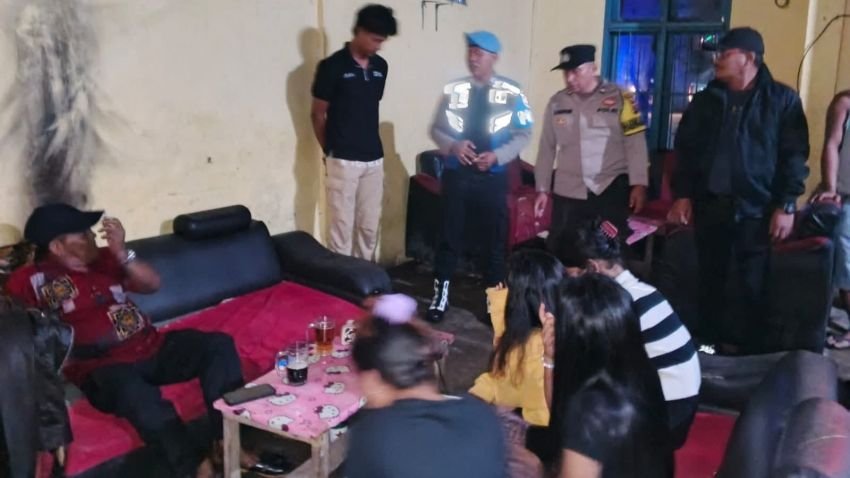 Polres Tapteng Gelar Patroli Blue Light: Sasar Titik Rawan Hingga THM