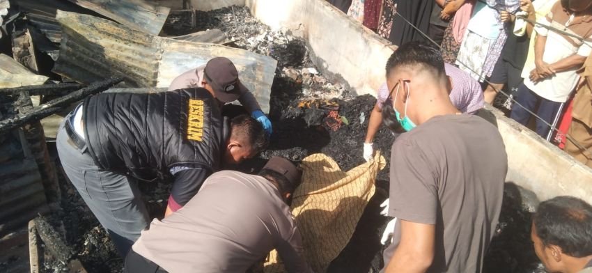 Kebakaran Rumah di Paluta Renggut Nyawa Lansia