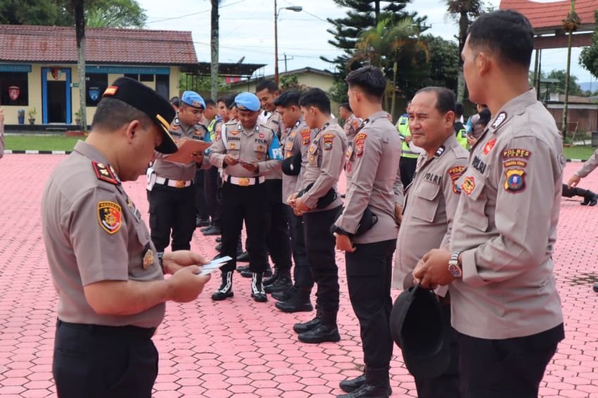 Polres Toba Gelar Gaktiplin Personel