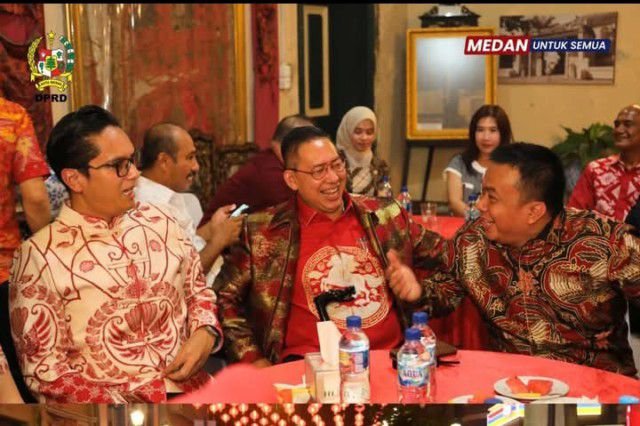 Wakil Ketua DPRD Medan Zulkarnaen Hadiri Harmoni Imlek