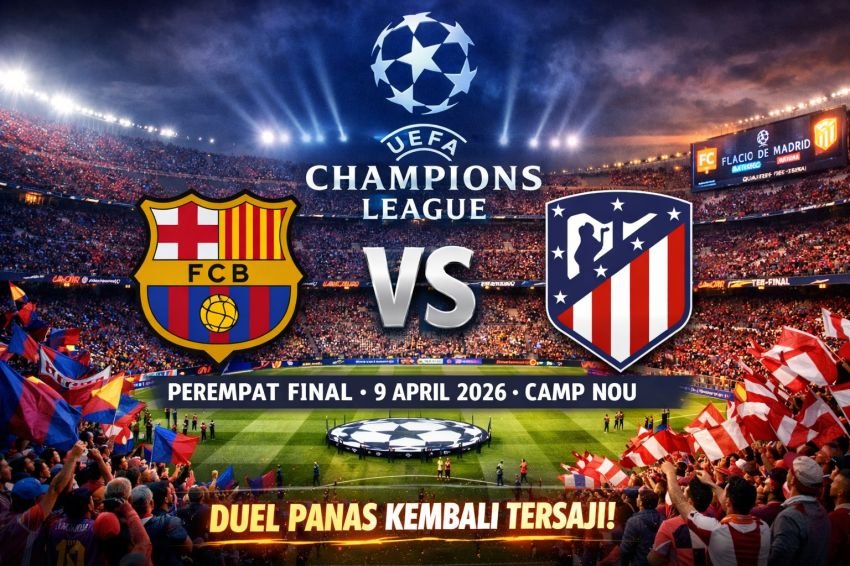 Duel Panas! Barcelona vs Atletico, Siapa Kuasai Eropa?