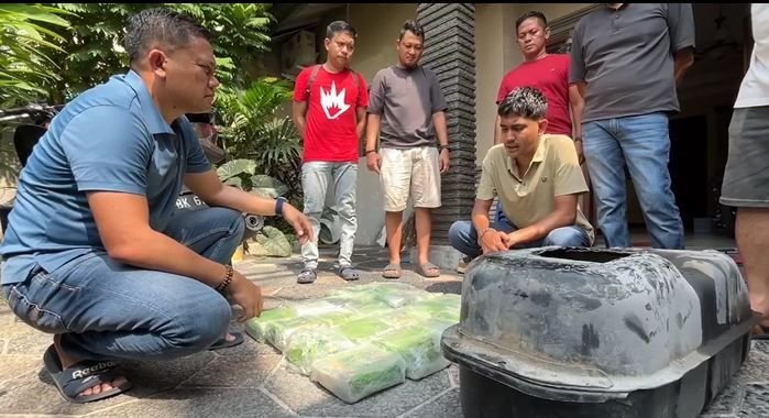 Polda Sumut Gagalkan Penyelundupan 22 Kg Sabu Didalam Tangki BBM Mobil