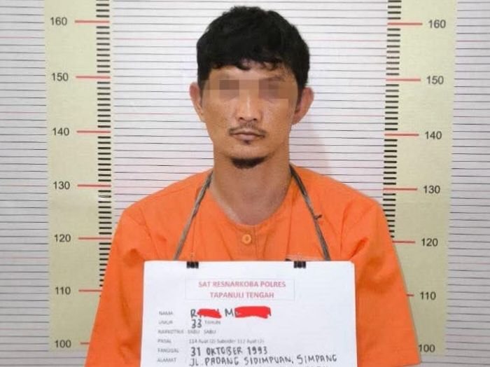 Satresnarkoba Polres Tapteng Ringkus Pengedar Sabu di Lubutukko